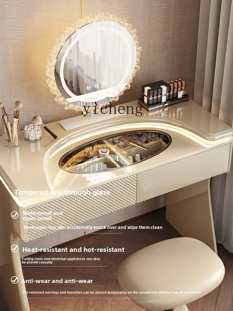 

LX Advanced Makeup Table Modern Minimalist Bedroom Makeup Mirror Makeup Table