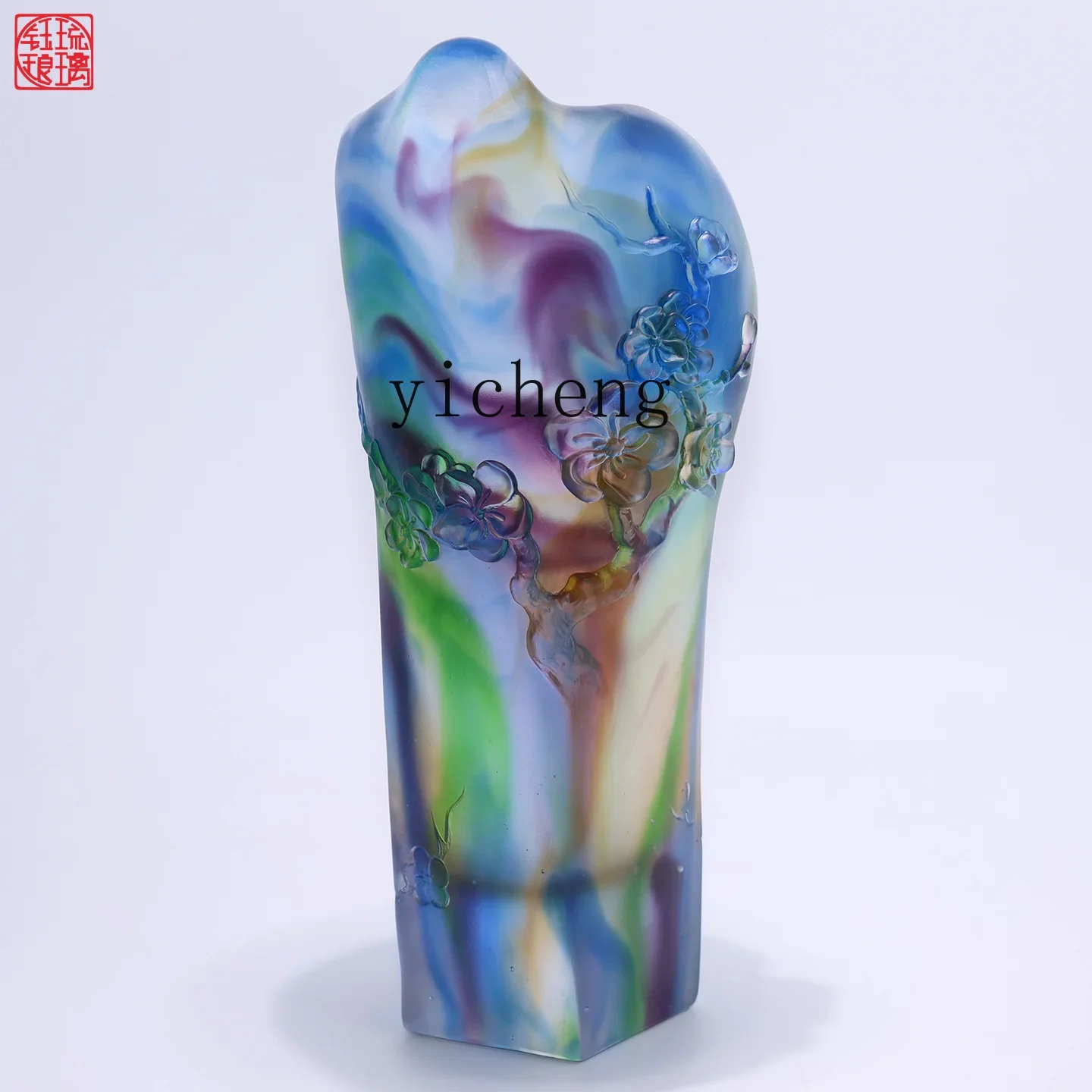 D21 Plum Blossom Vase Has Left A Fragrance In The Entrance Since Ancient Times, Living Room Study Home Decoration Ornament