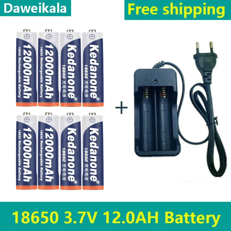 Новинка 18650 перезаряжаемая батарея 3,7 в 18650 12000 мАч литий-ионная аккумуляторная батарея для фонарика фонарь аккумулятор