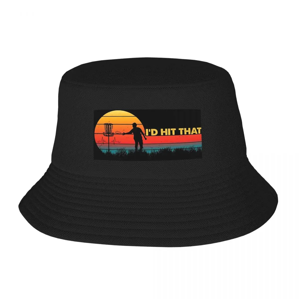 Disc Golf Retro Bucket Hat Panama For Kids Bob Hats Reversible Fisherman Hats Summer Beach Fishing Unisex Caps