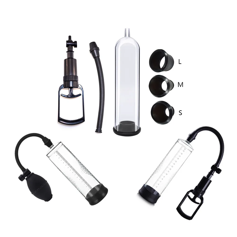 Electric Penis Pump for Men with Pressure Gauge Realistic Vaginal Sleeve Pressure Gauge Realistic Vaginal Slee…3 Silicone Insert