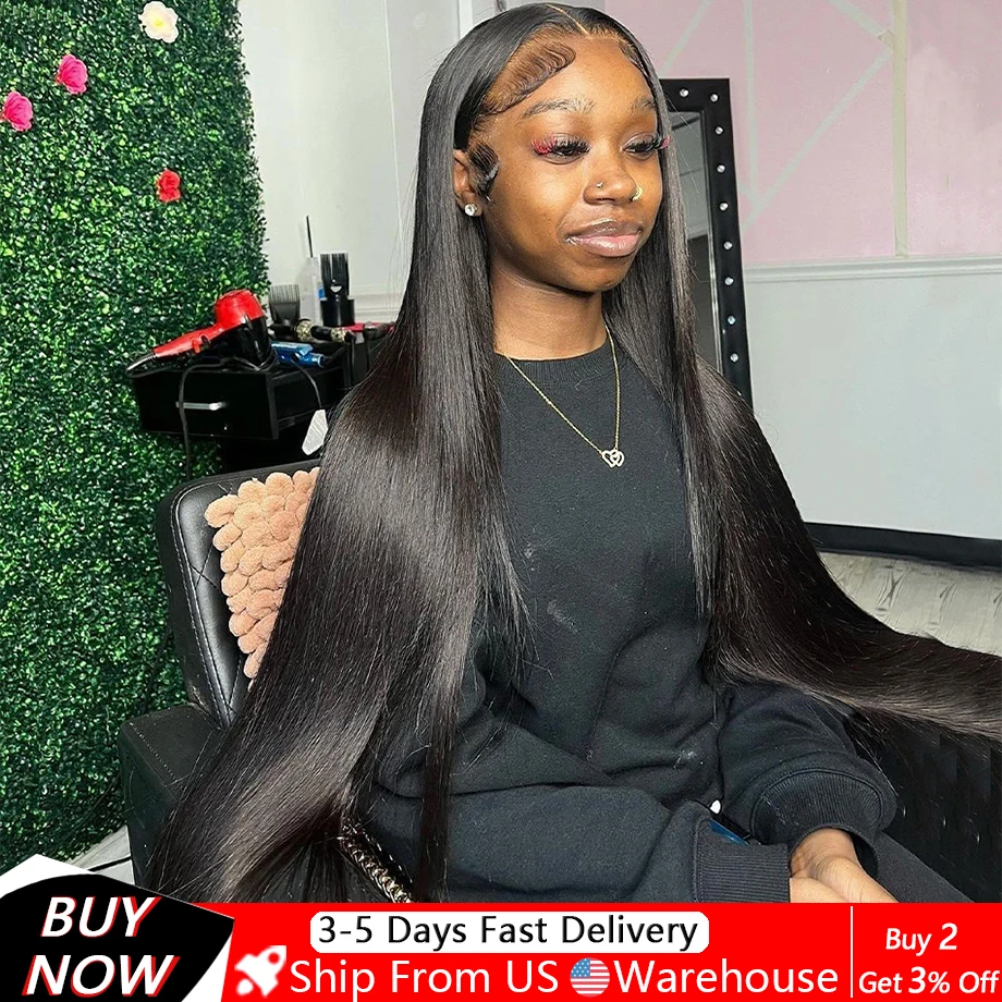 13x4 Bone Straight Lace Front Wig 30 40 Inch Lace Front Human Hair Wigs For Women 13x6 Brazilian Hair Wigs 360 Lace Frontal Wig