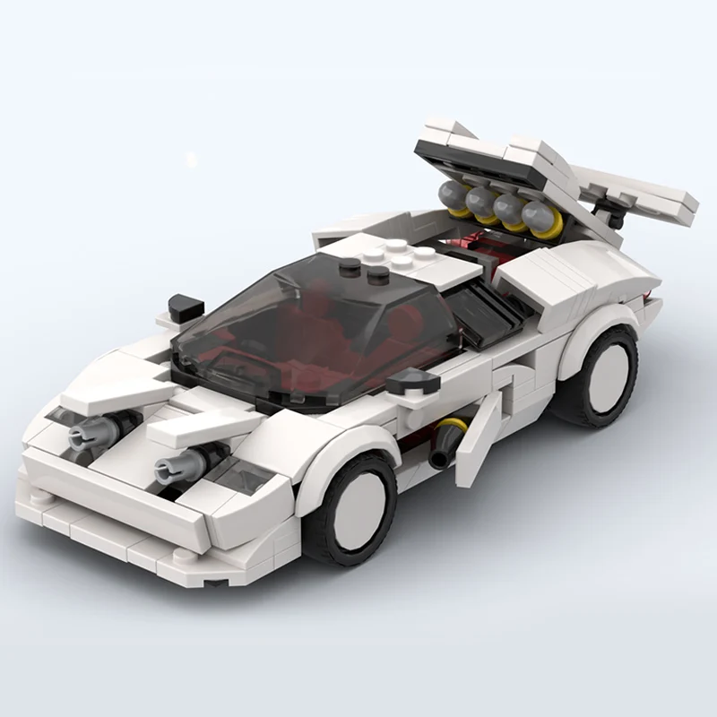 

Speed Racing Car Model MOC Building Bricks Top Tier Sports Car Modular Technology Children Holiday Gifts Assemble Toys Suit