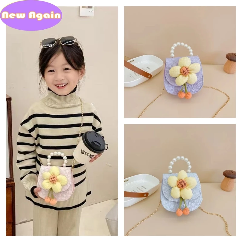 

Girl's Lovely sunflower shoulder bags Children's cotton crossbody Bags Toddlers Small Money purse Baby pouch Mini wallets NA048