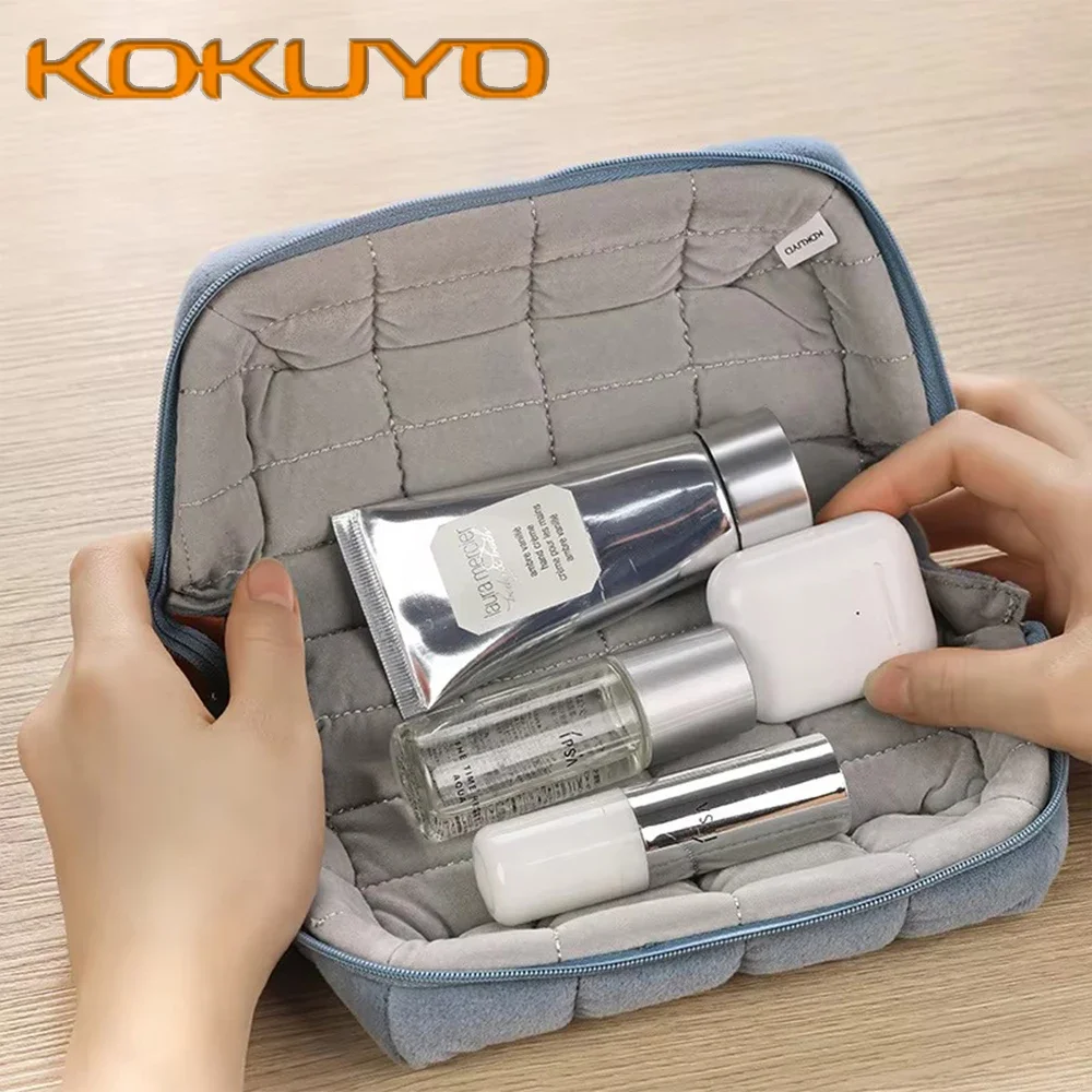 1 PC New Japan KOKUYO Multi-Function Pencil Case Cosmetic Case Large Capacity Back To School Kawaii Pencil Case Stationery