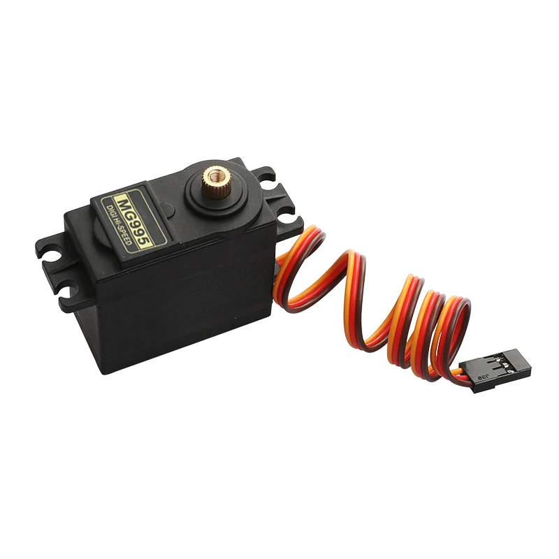 Servomoteur à engrenages métalliques Mg995 Mg996r, 180 360, servomoteur analogique à grande vitesse pour modèle d'avion, voiture Rc, bateau, Robot Arduino, 1 pièce