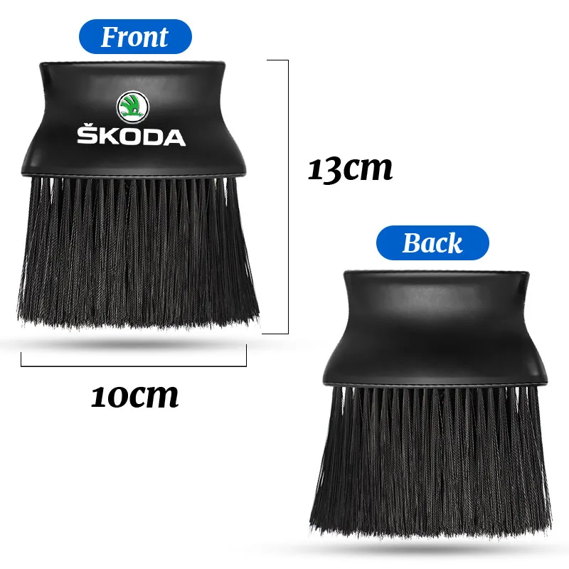 تنظيف السيارة فرشاة ناعمة مقعد الفجوة منفذ الهواء أداة الغبار لسكودا كيللاك إليك كودياق اوكتافيا إنق كاميك سكالا رابيد سوبيرب كاروك #2