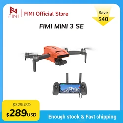 FIMI MINI 3 SE new drone 4K 30fps 9km range Hybrid 3-axis Gimbal 249g Ultralight design 12MP smart tracking mini pro gps drone