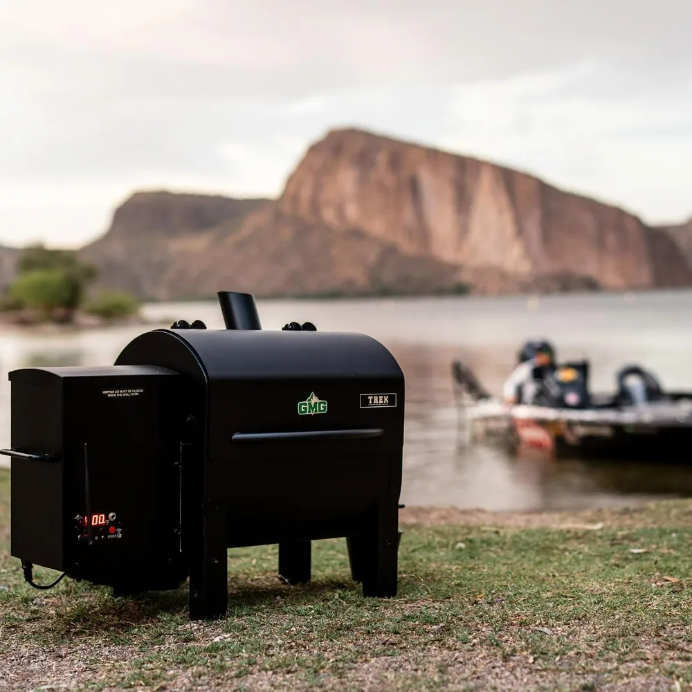 Green Mountain Trek Prime 2.0 Wood Pellet Grill, WiFi Smart Control, Outdoor Camping, Smoker Grill Replaces Davy Crockett