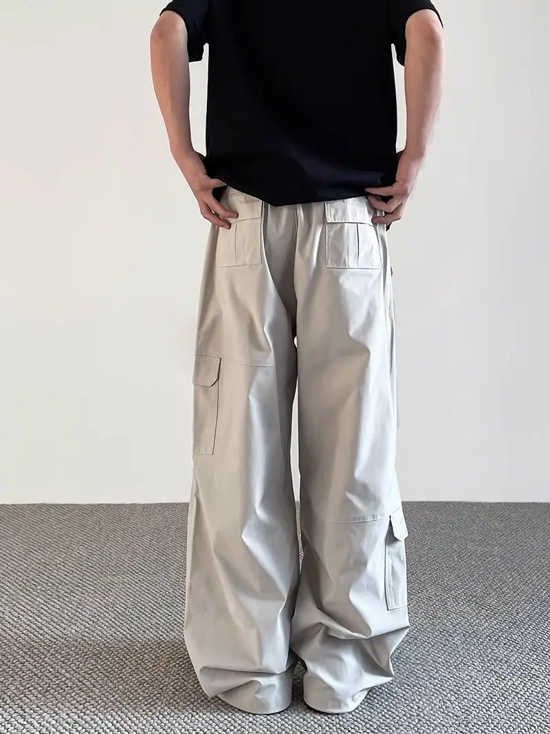 ตกปลาธรรมดาเดินป่ากางเกงชาย BIKER กางเกง Designer ไนลอนหลวมสบายๆใหม่ยาว Emo Street ที่ถูกที่สุดผู้ชายกางเกง