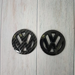 Volkswagen Gloss Black Steering Wheel Emblem Cover for Golf 7 Rline Logo Black for Steering Wheel  Car Accessories