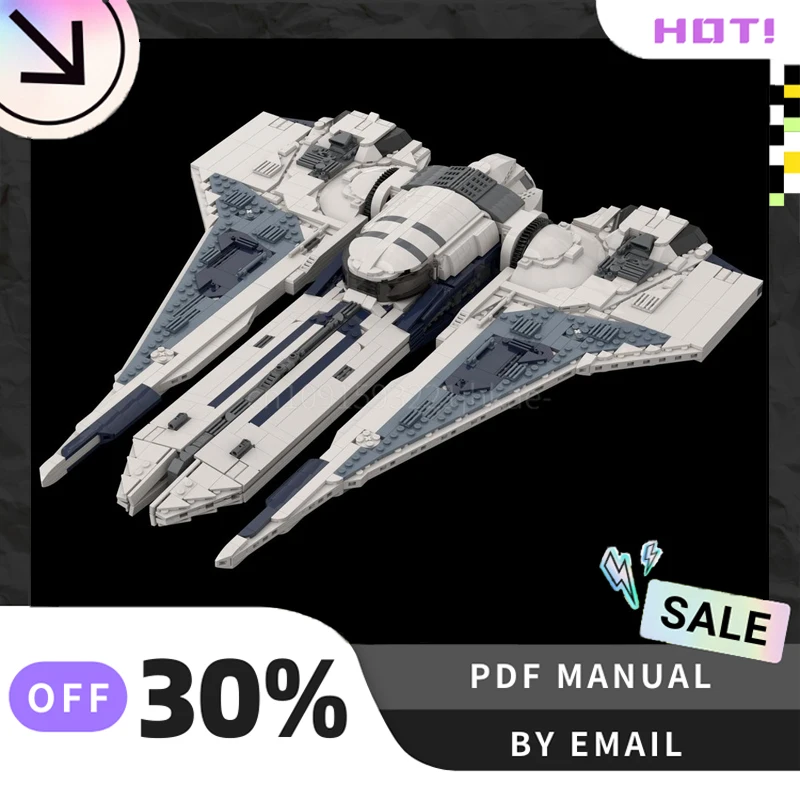 

[2019 шт.] индивидуальные MOC Gauntlet Starfighter, креативный набор строительных блоков, STEM игрушки, комплект строительной модели «сделай сам», подарки на день рождения