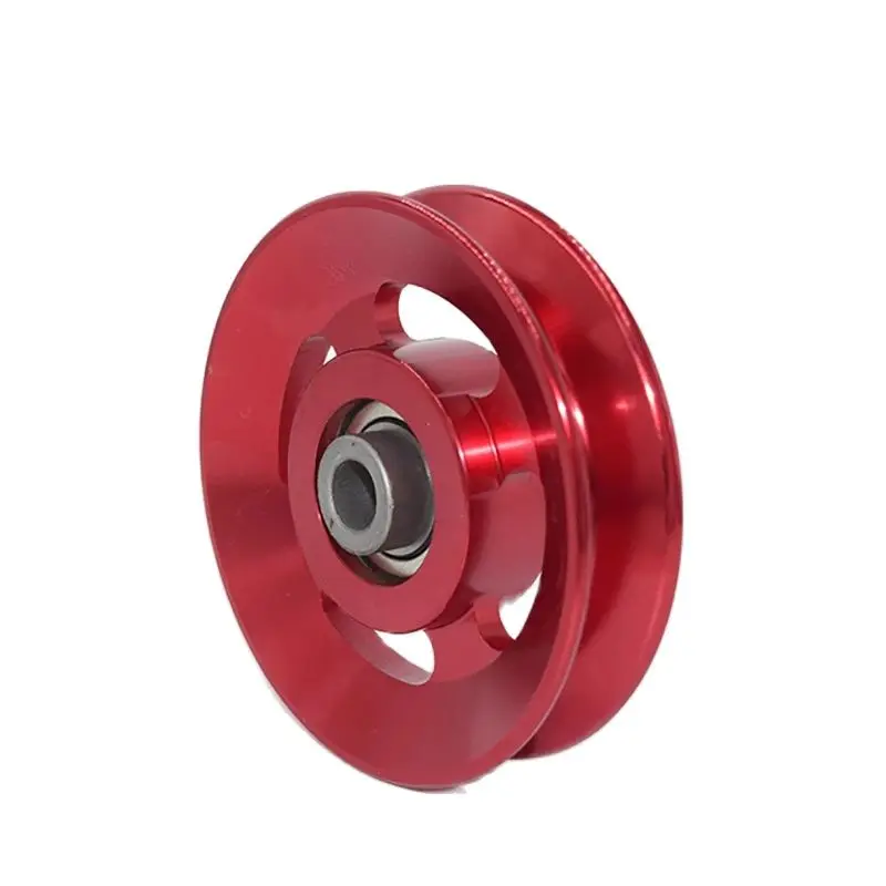 88MM Aluminum Alloy Pulley Haning Bearing Pulley Fitness Training Lifting Wheel, Gym Sport Sheave Pulley Equipment Accessories