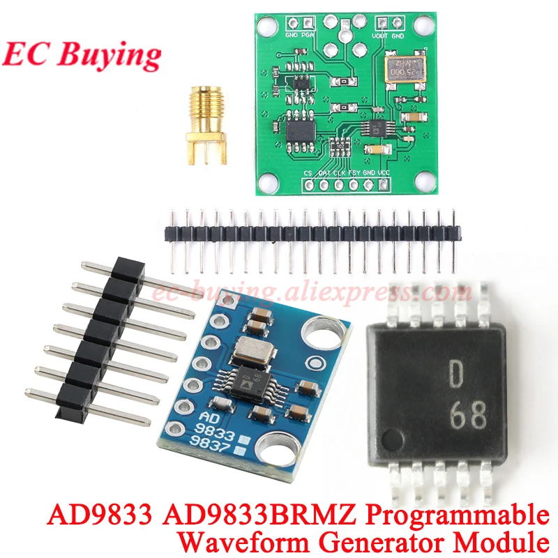 AD9833 Signalgenerator Modul – 2-Kanal, Sinus/Dreieck/Rechteck Bis 12,5 MHz, Mit Verstärker & SPI-Schnittstelle – Kompakt Für STM32/Arduino
