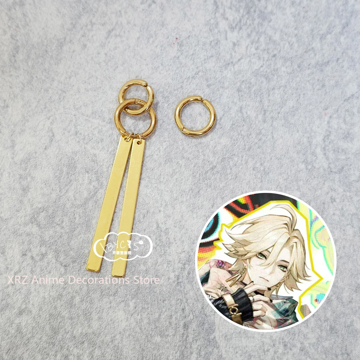 

New Anime Onmyoji Arena Cosplay Earrings Ear Clip For Women Men Costume Props Jewelry Accessories Halloween Gift