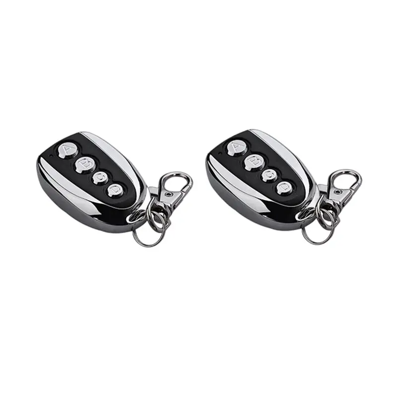 [NEW!A25P】 6Pcs 433.92Mhz Universal Remote Control For Garage Doors And Gates 4-Button Keychain Duplicator Garage Door Opener