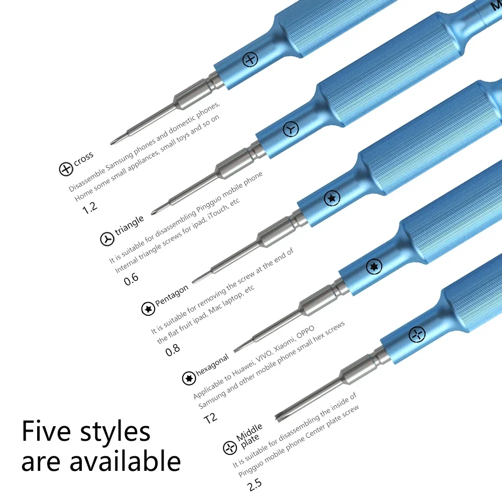 High-Quality Multi-functional Precision Screwdriver Set with Non-Slip Handle - MaAnt MY-905 Electronics Repair Tool Kit