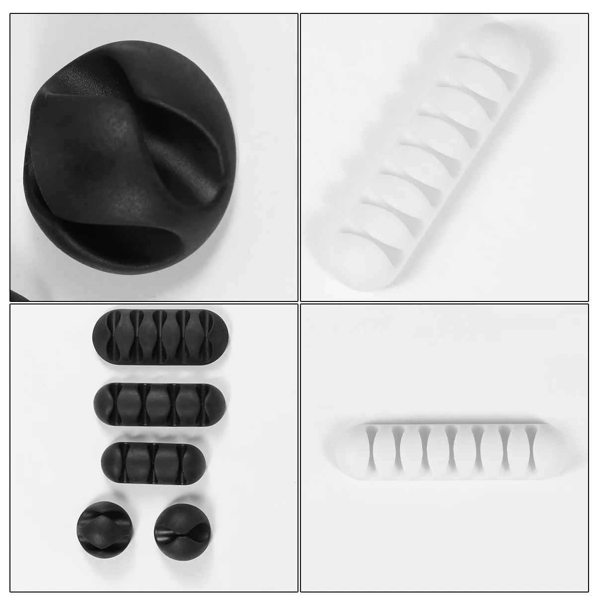

12 Pcs Fastener Electric Cable Organizer USB Management Clips Tpr Wire System for Home Adhesive Holder