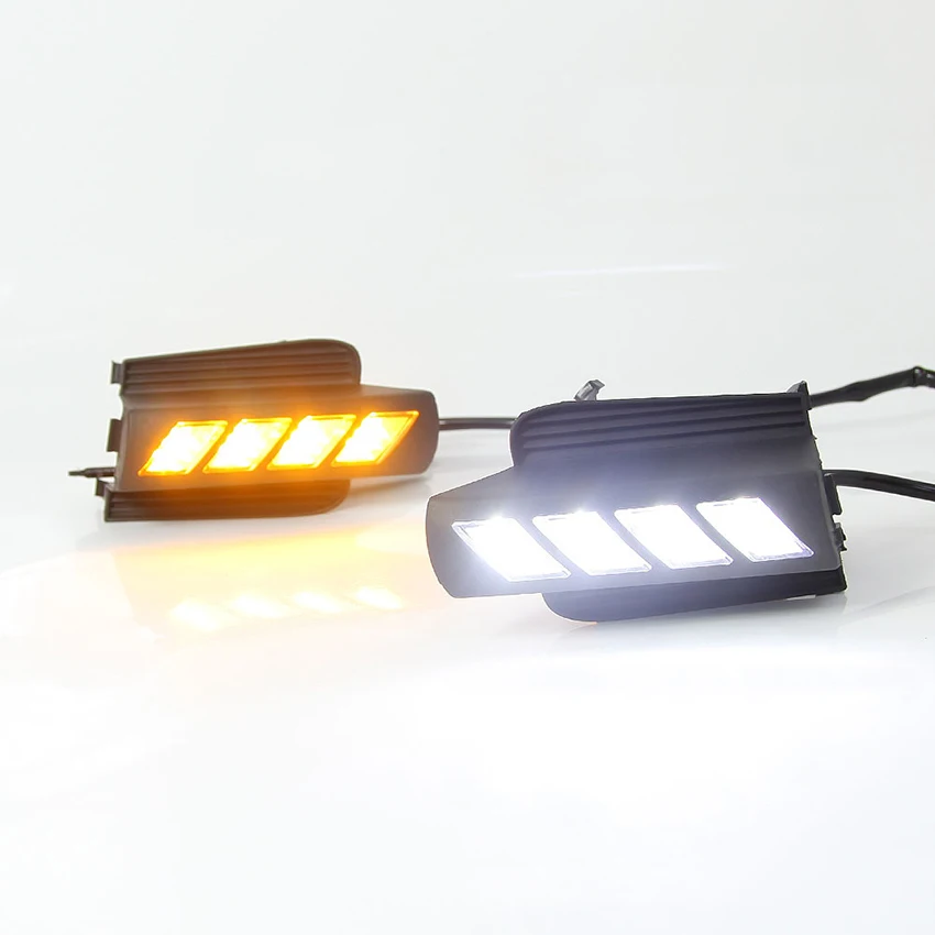 Pour Toyota Prado 120 Land cruiser LC120 FJ120 2003 2004 2005 2006 2007 2008 2009 voiture LED feux diurnes clignotant DRL