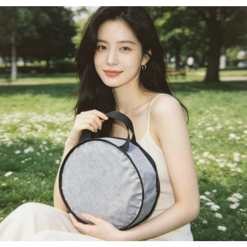 

Lightweight Round Handbag for Garden Bonfire Heater Camping Shield Fish Protector Light Blocking Sheet and Cookware Set Storage