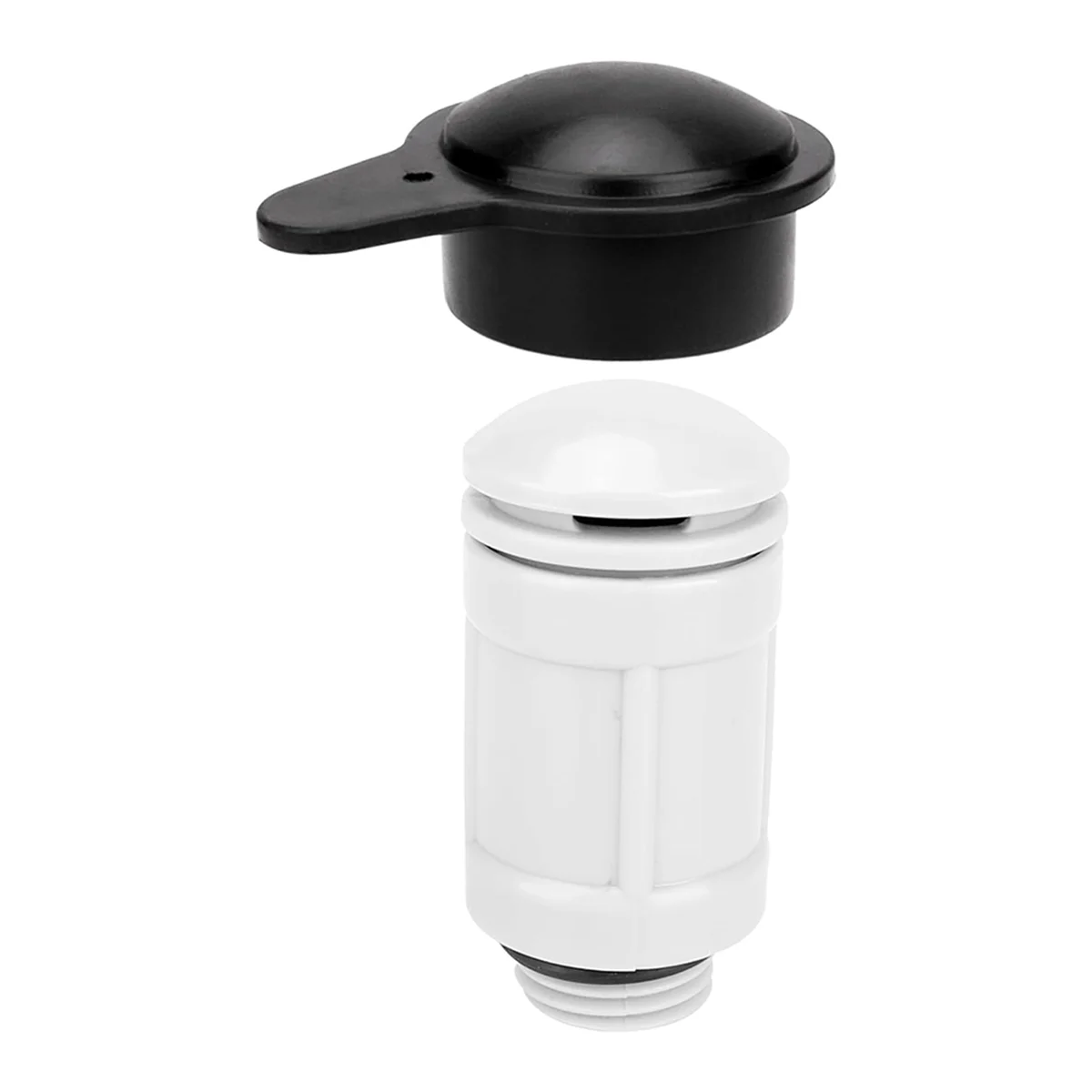 ABQR 12363 12373 Air Jet Valve & Air Jet Valve Cap Fit for Above Ground Pool Inlet Compatible with 26165EH, 26167EH