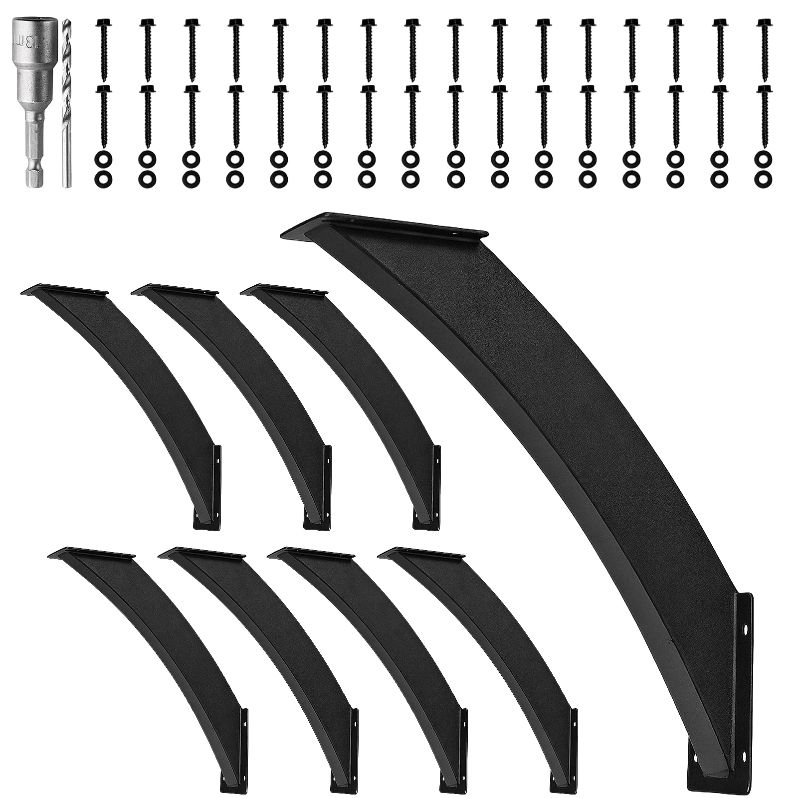 

Кронштейны для крепления деревянных стоек и балок 4x4 дюйма (реальные 3.2x3.2 дюйма) с монтажными винтами для беседок, домиков на деревьях, хижин, патио