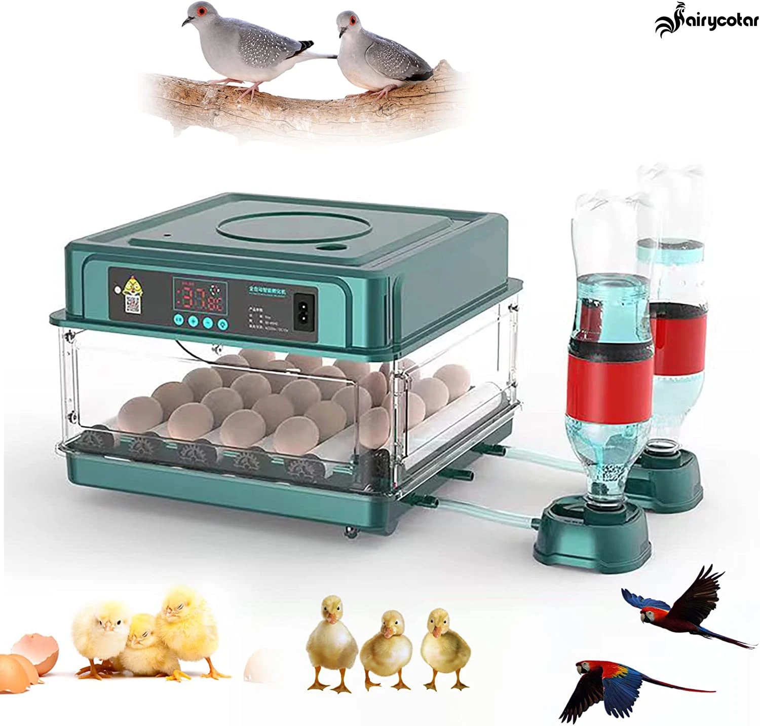 

9/15/24/30 Brooder Eggs Incubator Fully Automatic for Chicken Goose Quail Auto Turner Equipment Hatchery Poultry Tools