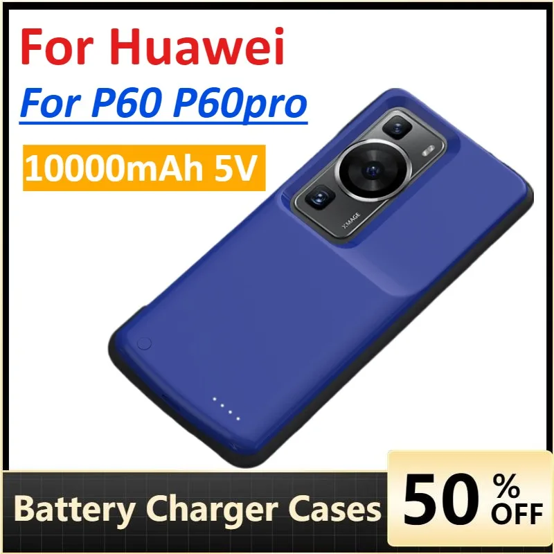 

10000mAh Power Case for Huawei P60 P60pro Play Battery Case Battery Charger Bank Mobile Phone Accessories