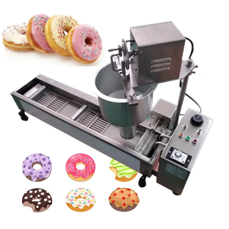 T-101 220V/110V Electric Automatic Donuts Maker Fryer Machine 3 Moulds Doughnuts Makers With Timer Counter Donuts Making Machine