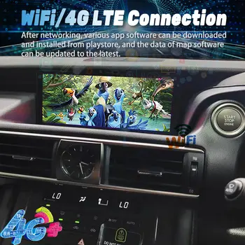 適用於雷克薩斯 IS RC 200 250 200t 300h 2013-2020 的右舵 10.25 吋 CarPlay 螢幕安卓 14 藍牙收音機車載多媒體播放器導航 10 最佳銷售 雷克薩斯 CarPlay IS 300h - №9