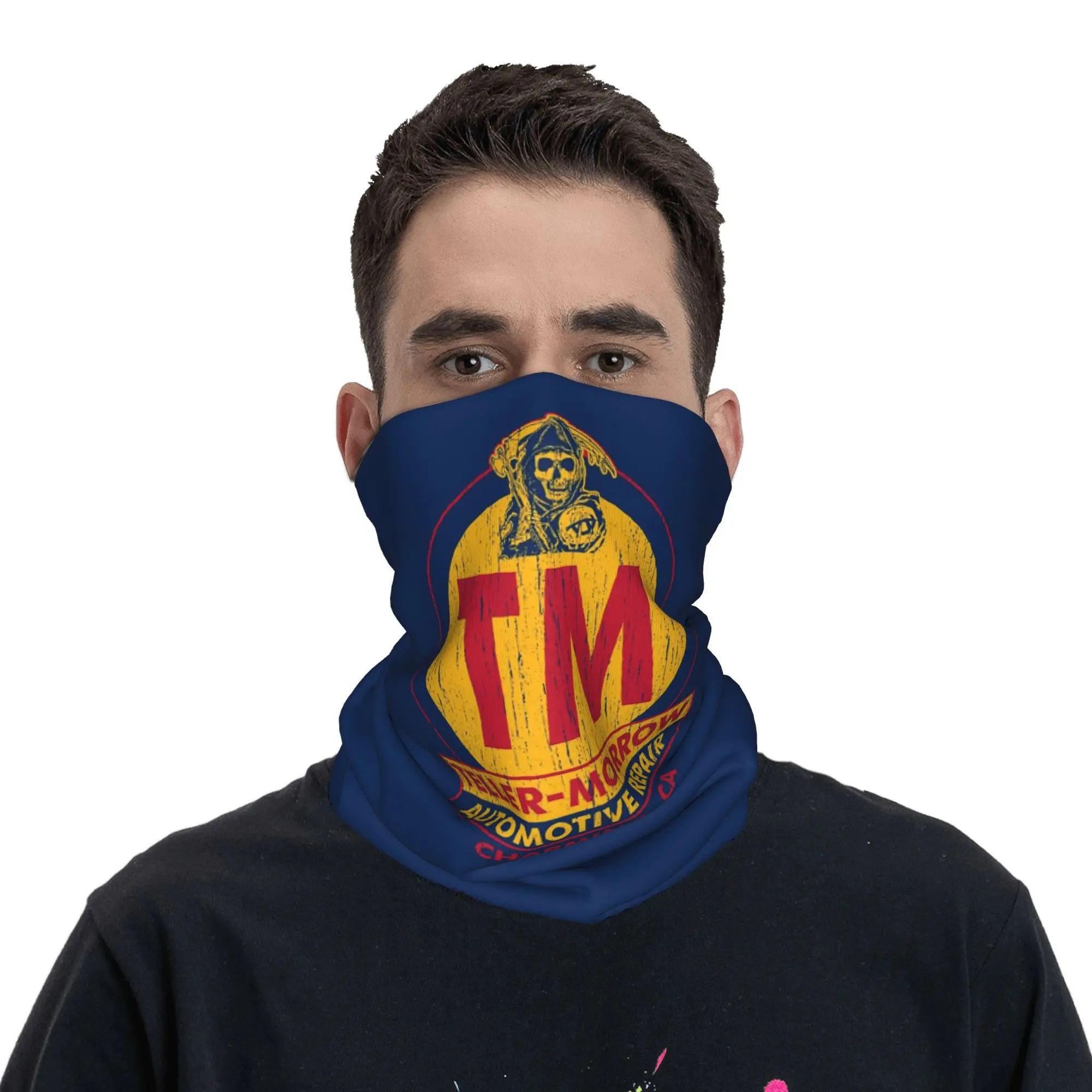 

SAMCRO Bandana Neck Gaiter Printed Magic Scarf Balaclava Running for Men Women Adult All Season