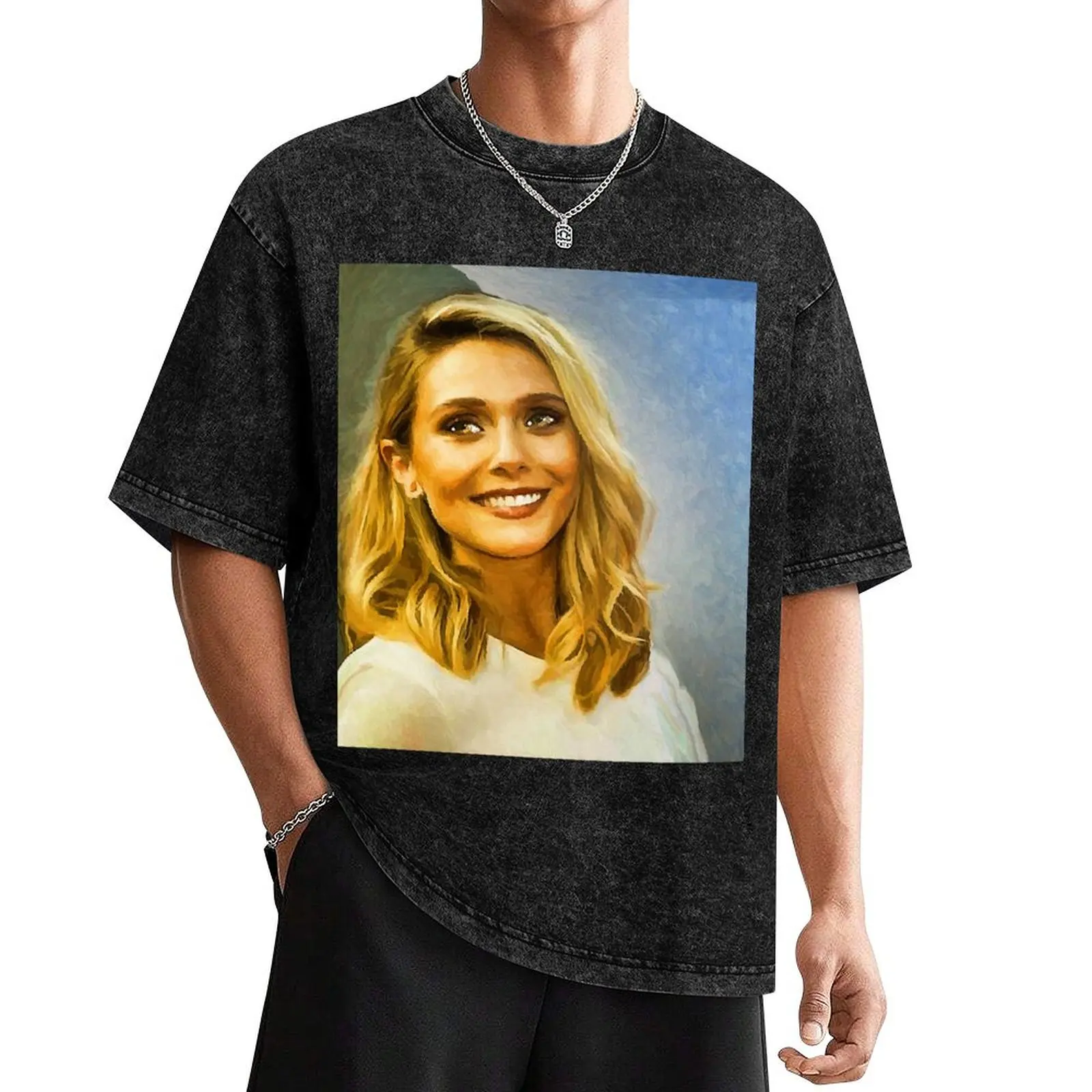 

Elizabeth Olson Painting T-Shirt baggy shirts graphic tee shirt graphic t shirts men t shirt