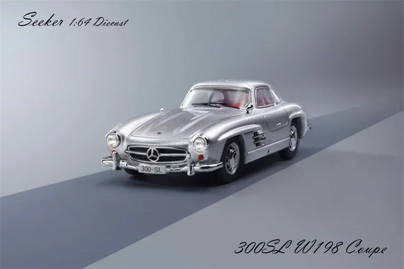 باحث-سيارة طراز Diecast كوبيه ، 300SL ، W198 ، 1:64