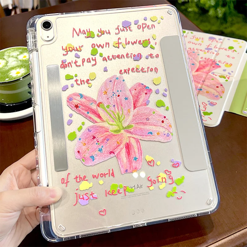 Magnetic Detachable Cover For iPad 10th 11th 2026 Air11 Pro11 Pro13 Mini7 HUAWEI MatePad Y Fold Auto Wake Sleep