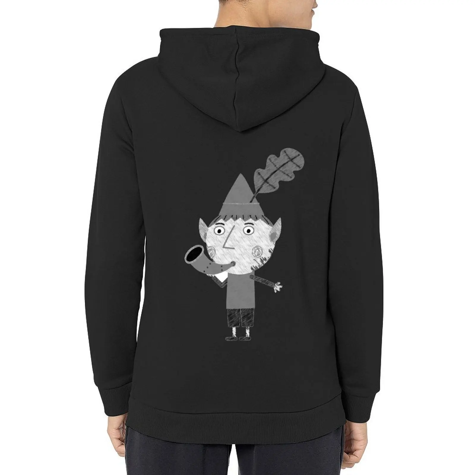 

Ben Elf Hoodie japanese style graphic t shirts men mens clothing men's winter sweater japanese hoodie