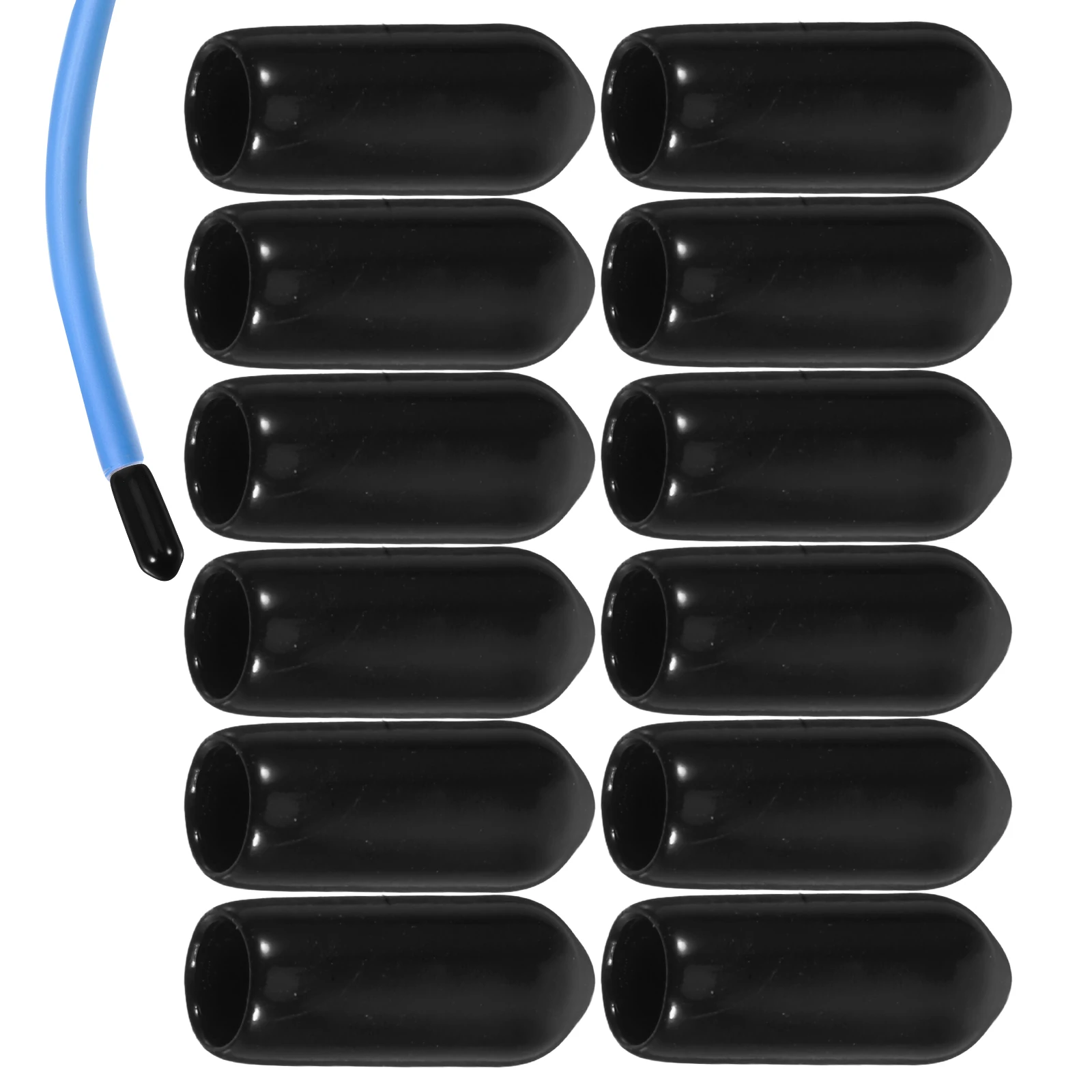 

250 Pcs Hole Board Hook Protection Cap End Caps Hooks Flexible Tip Protector Cover Pegboard Rack Protectors Bolt Thread