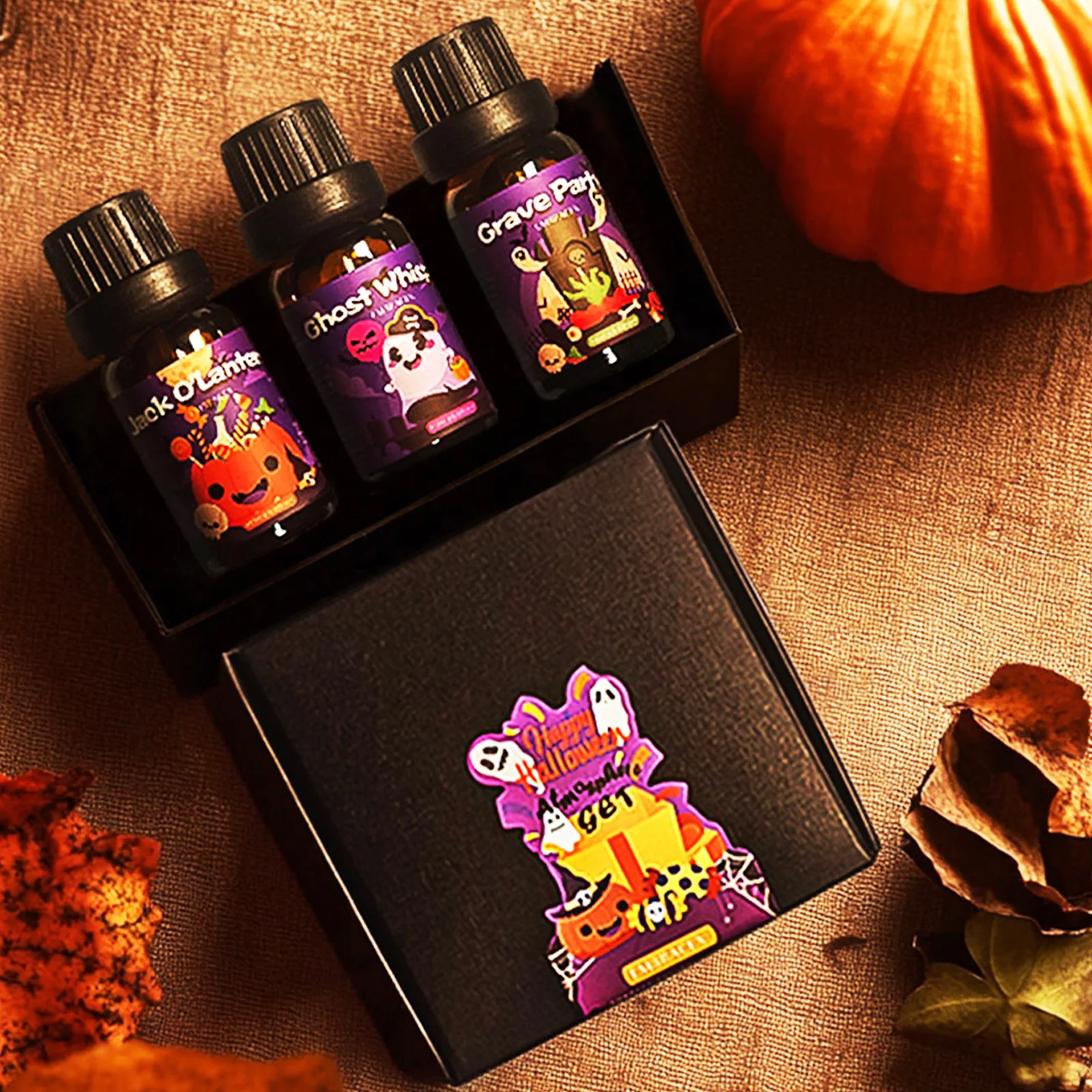 

3PC/1PC 10ml Halloween Carnival Essential Oils perfumes Halloween gifts for Diffusers, DIY Candles & Trick-or-Treat Nights