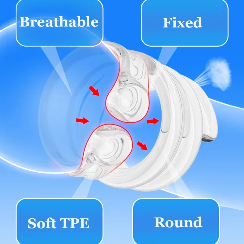 New Breathable Foreskin Correction Cock Rings Delay Ejaculation Male Chastity Device Penis Ring Sex Toys for Men 4PCS/Set