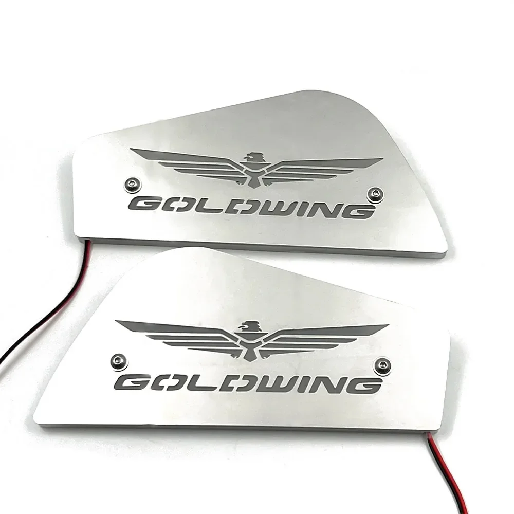 2001-2017 Goldwing 1800 GL 1800 LED Lighting Passenger Footrests Foot Pedal Lighting Floorboard Covers For Honda GOLD WING 1800