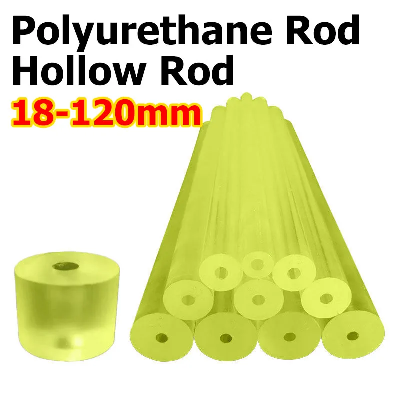 Polyurethane hollow rod 18 20 25 30 35 40 45 50 60 70 80-120mm High Elastic Rubber PU Construction Shock  Absorbing Rod Sticks