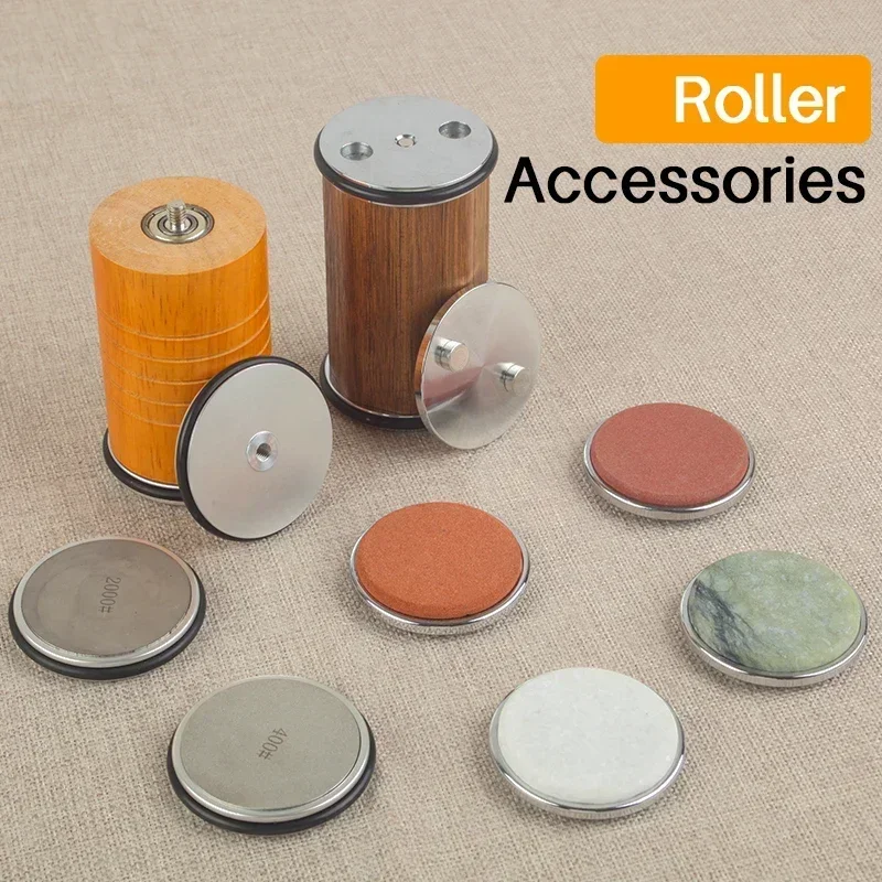 Rollers Knife Sharpener Accessories, Sharpening Stone, Whetstone Polishing Leather Set, Diamond Grinding Stone, Grit 240-10000 #