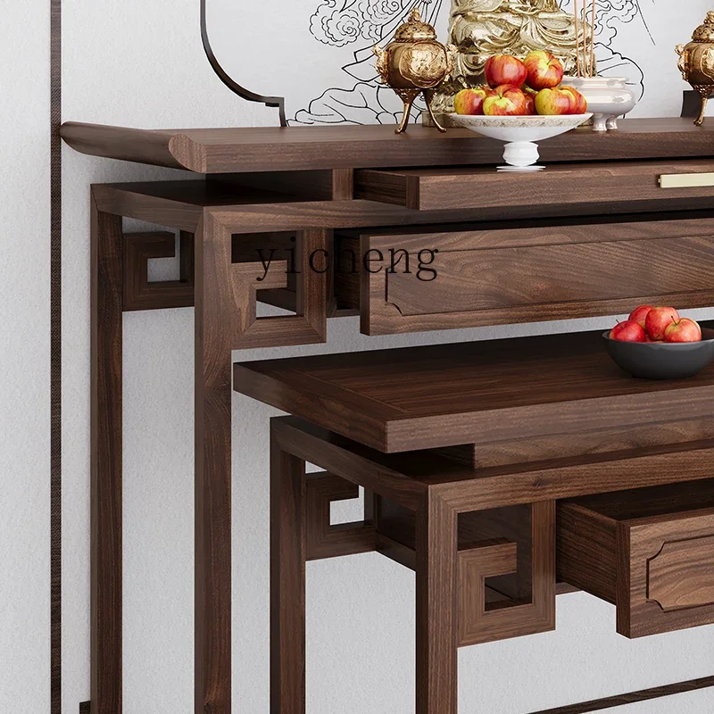 

Zz table incense case household solid wood modern table cabinet