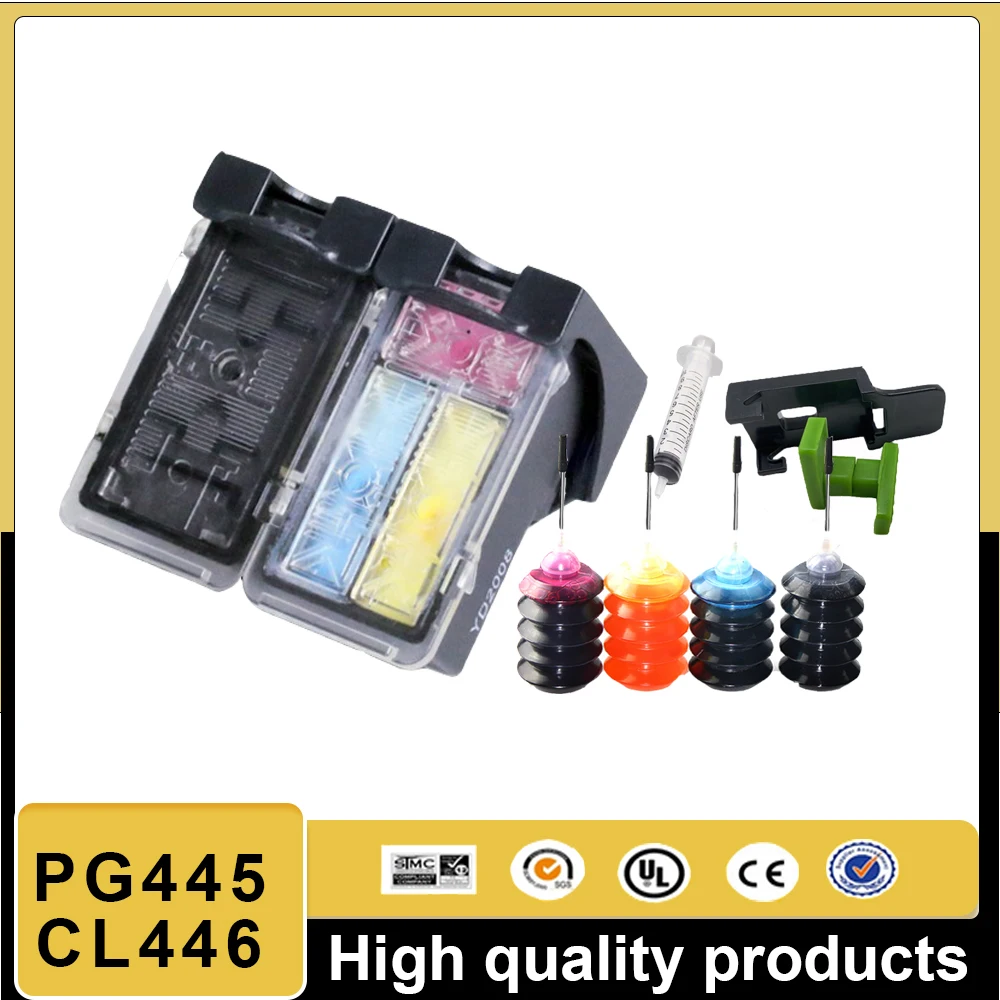 

PG445 CL446 Ink Cartridge 445XL 446XL Compatible For Canon Pixma MX494 MG2440 MG2540 MG2940 IP2840 MG2545 TS3140 MG3040 TR4540