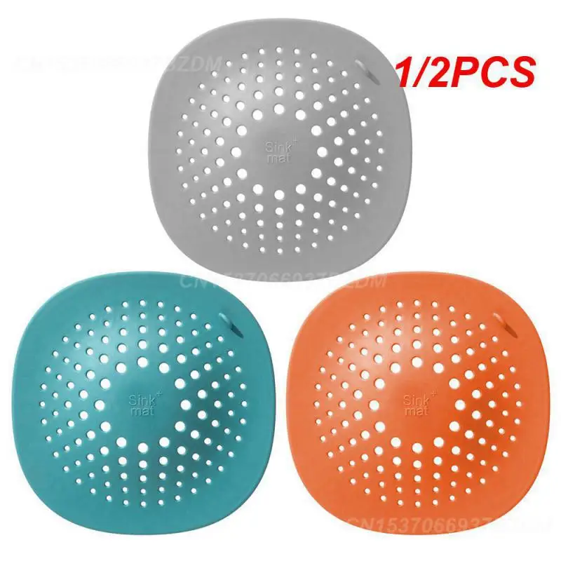 

1/2PCS Household Sink Filter Cover Kitchen Sink Anti-Blocking Filter Mesh Bathroom Bathroom Filter Accessories