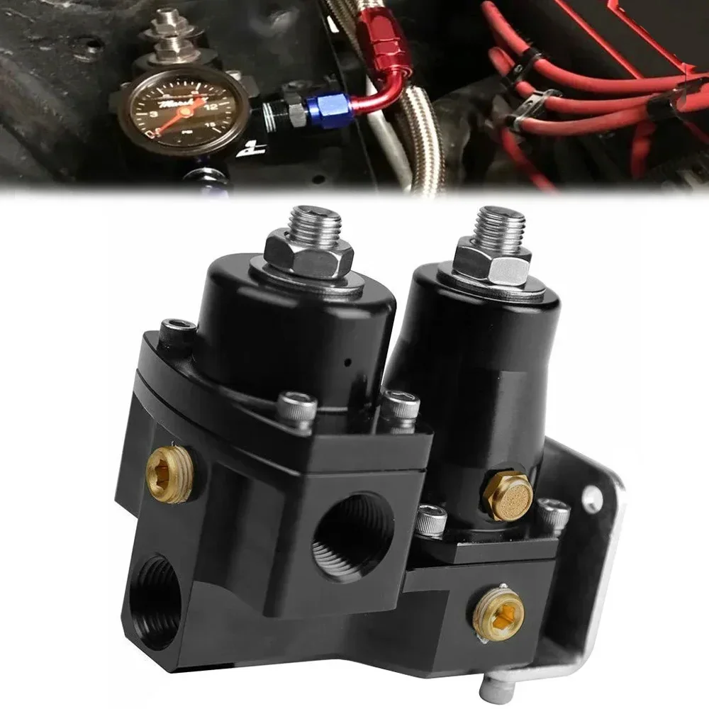 EFI to Carb Dual Stage Adjustable Fuel Pressure Regulator Kit 13220 1/8