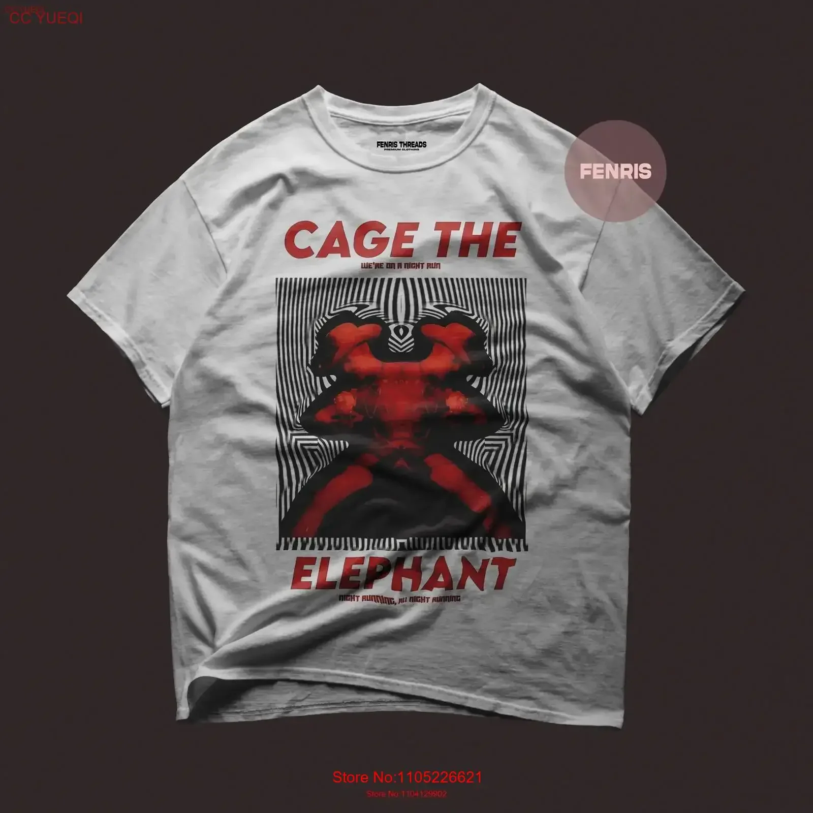 Premium Cage The Elephant T Shirt Melophobia Album Cigarette Daydreams New Heavy Cotton vintage Washed fashion