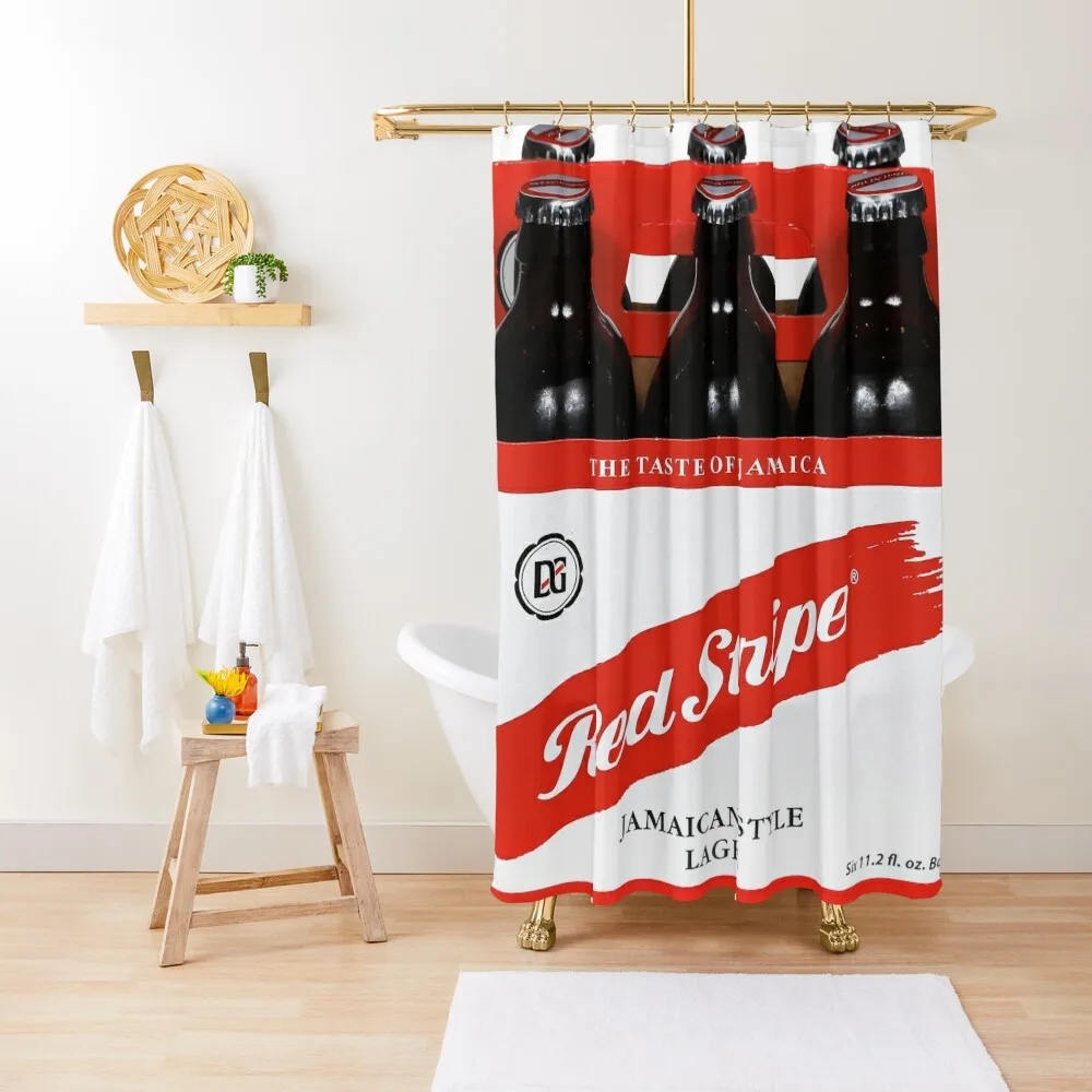 

The Taste of Jamaican Lager Shower Curtain Anime Shower Bathroom Accessory For The Bathroom Window Curtain