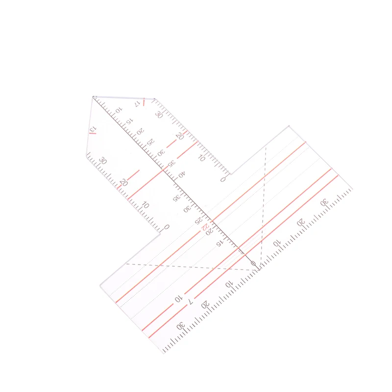 Dental Denture Ruler TO-scale Drawing And Alignment Examination Orthodontic Symmetry Measurements Multifunctional