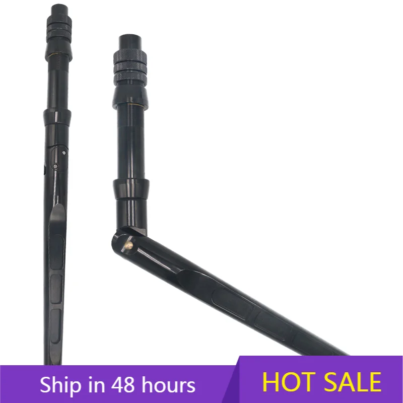 

YTYIN Hollow Heavy Trolling Rod for Sea Fishing 50cm 795g Big Fishing Rod Adjustable Four Angle Bending Straight Rod Slow Compos