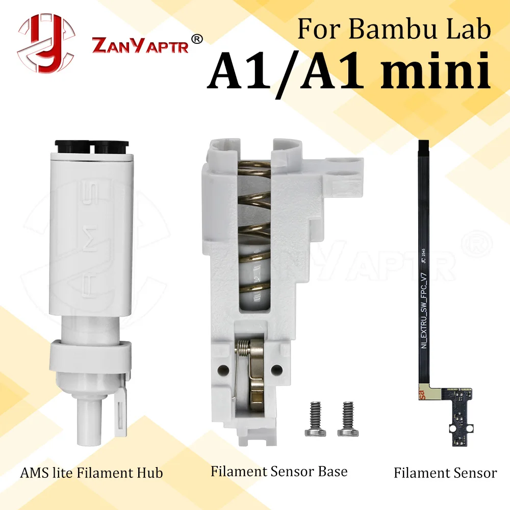 AMS Lite Filament Hub Filament Sensor Base Kit For Bambu Lab A1 / A1mini 3D Printer Multi-color Printing Replacement Parts